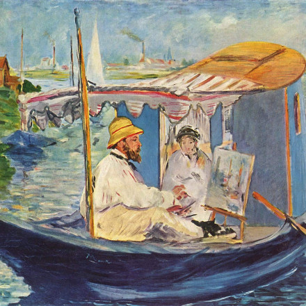 Tenda nell'arte figurativa, Eduard Manet