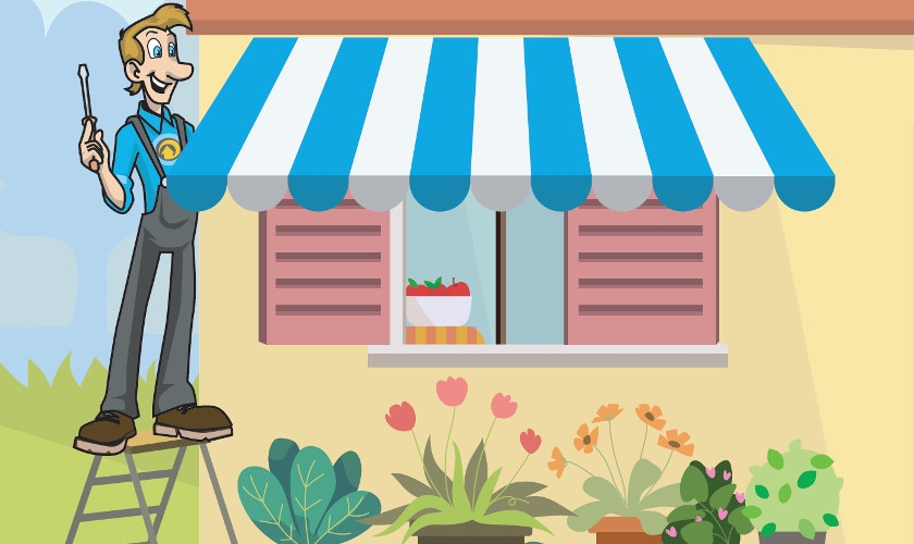 come installare tende da sole