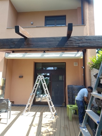 Tenda per pergolato in legno a torino