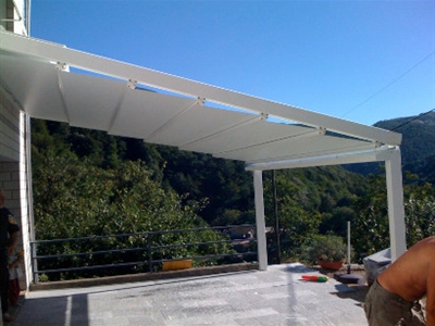 tenda a pergola lago di como